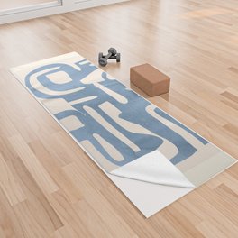Modern Abstract Shapes 35 Yoga Towel