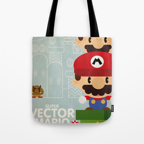 mario bros 2 fan art Tote Bag