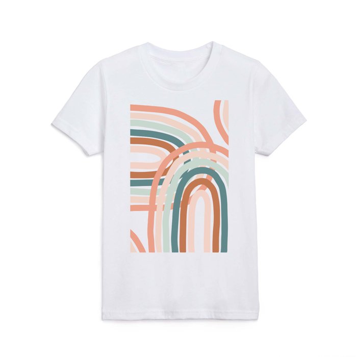Rainbow abstract Kids T Shirt
