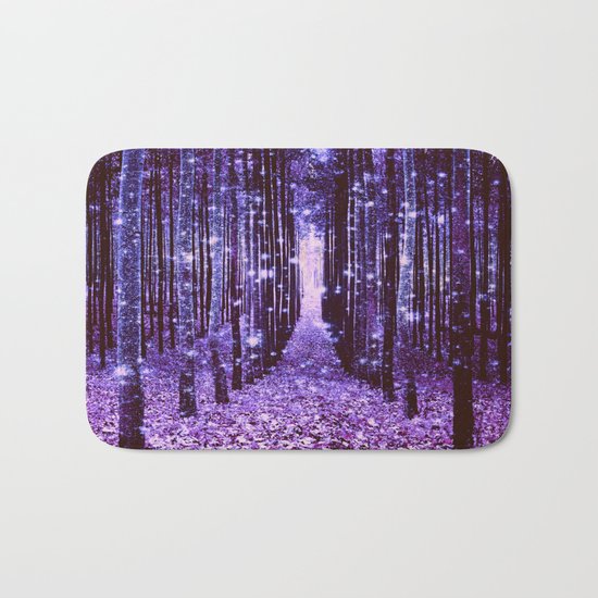 Magical Forest Purple Bath Mat