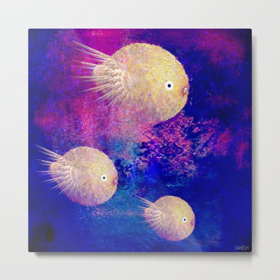 The lemon chicks Metal Print