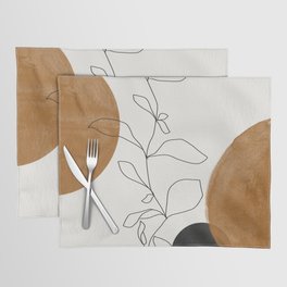 Abstract Plant Placemat