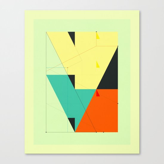 DELINEATION 102 (Downtown) Canvas Print