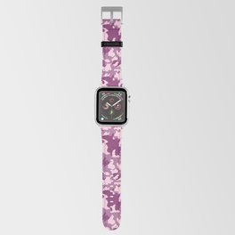 Pink abstract camo pattern  Apple Watch Band