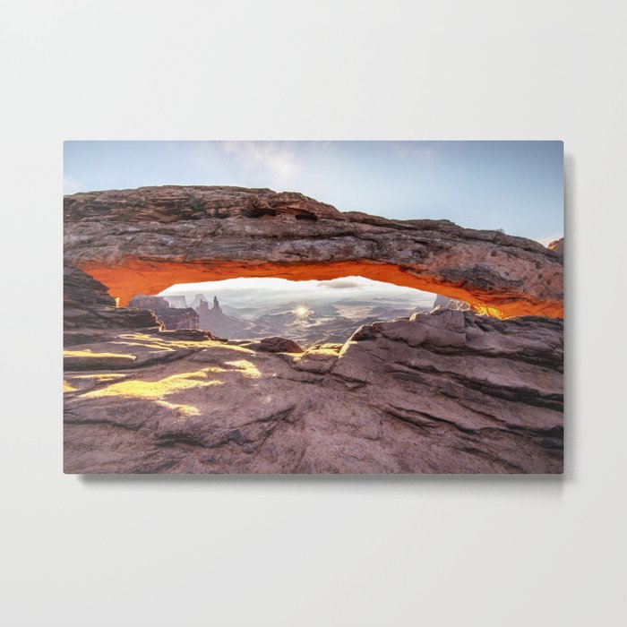Mesa Arch at Sunrise Metal Print