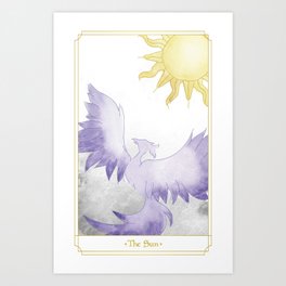 The Sun Tarot Card Art Print