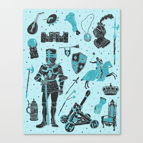 Knightly Tales Canvas Print