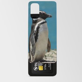 Argentina Photography - Beautiful Magellanic Penguin At The Ocean Shore Android Card Case