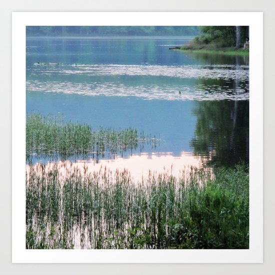 her sensual silence Art Print