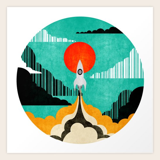 Spaceship C Art Print