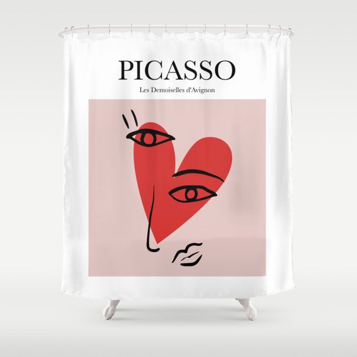 Picasso - Les Demoiselles d'Avignon Shower Curtain