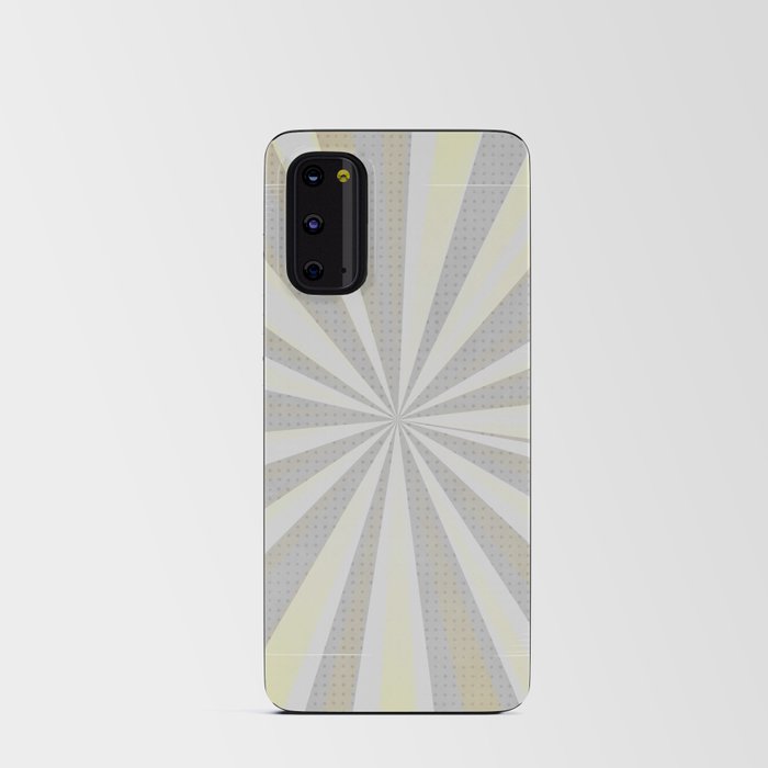 Grey comic stripes Android Card Case