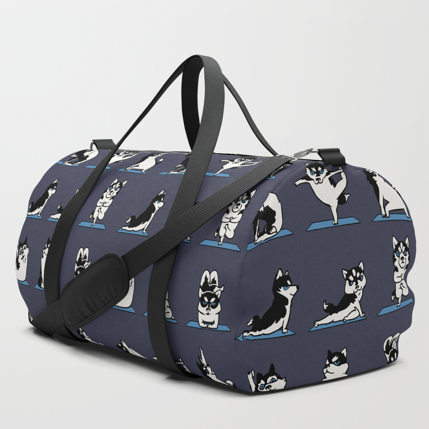 Husky Yoga Duffle Bag by Huebucket 