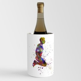 Fitness in watercolor Wine Chiller