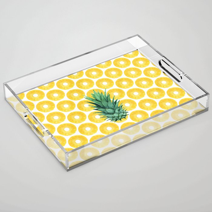 Pineapple Pattern Acrylic Tray