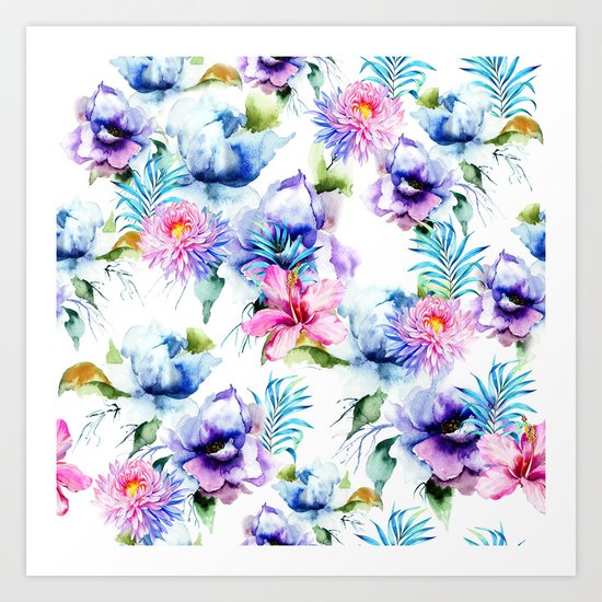 Summer Garden Art Print