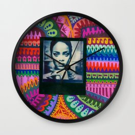 Rihanna Wall Clock | Collage, Music, People, Abstract 
