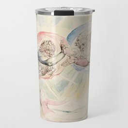 William Blake - St Peter and St James with Dante and Beatrice Travel Mug