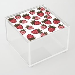 cute strawberry pattern Acrylic Box