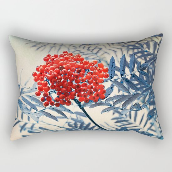 Rowan Berries Rectangular Pillow