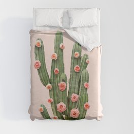 CACTUS AND ROSES Duvet Cover