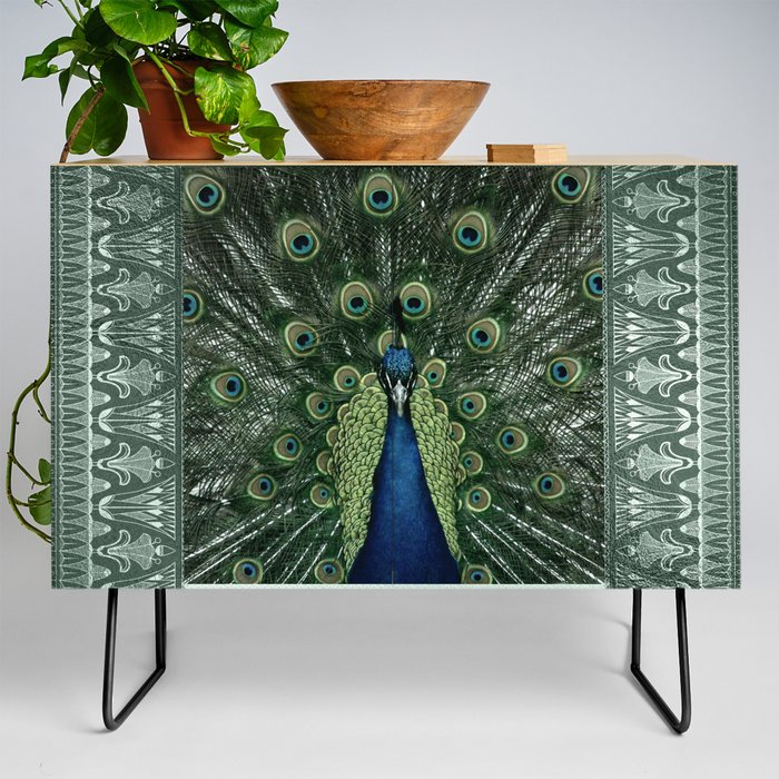 Peacock Art Credenza