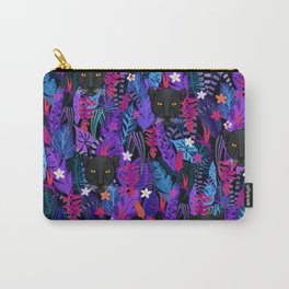 Black Panther Pattern #panther #blackpanther Carry-All Pouch