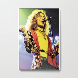 Robert Plant Led March 1975 Metal Print