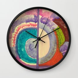 Life in Watercolor Wall Clock