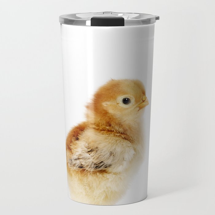 Chick, Baby Chicken, Farm Animals, Art for Kids, Baby Animals Art Print By Synplus Travel Mug