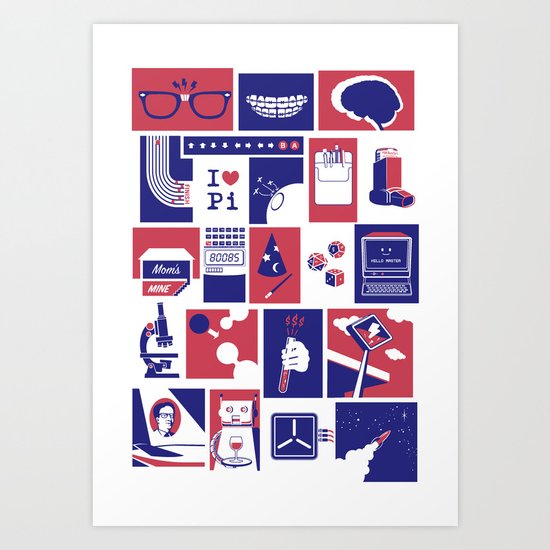 Geekology Art Print
