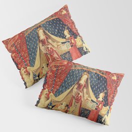 Lady and Unicorn Pillow Sham