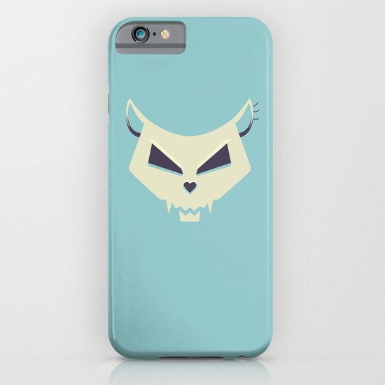 Pastel Evil Cat Skull iPhone & iPod Case