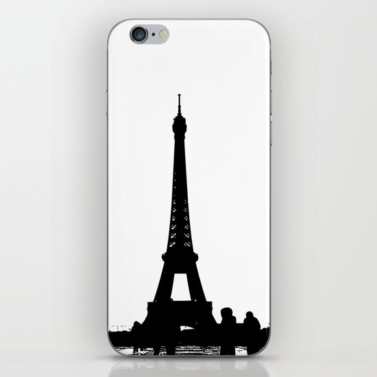Eiffel Silhouette iPhone & iPod Skin