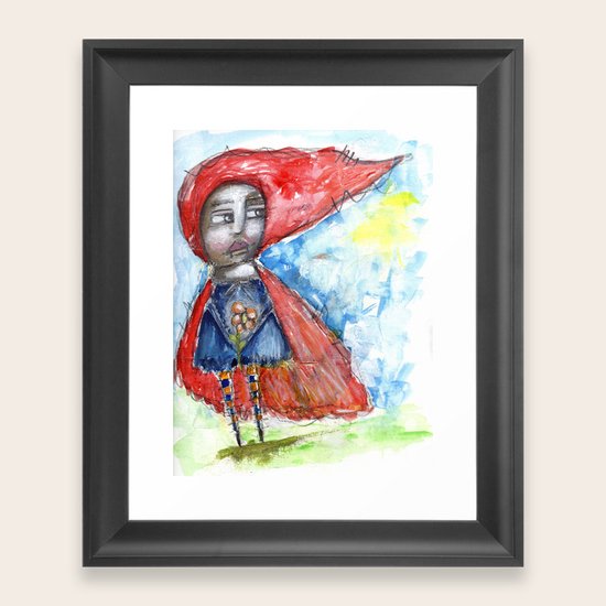 Little Flower Framed Art Print