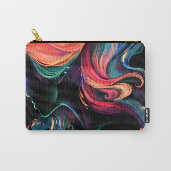 Deep Sea Neon Carry-All Pouch