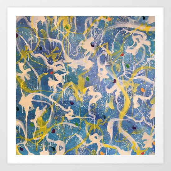 The Bunny Hop Art Print