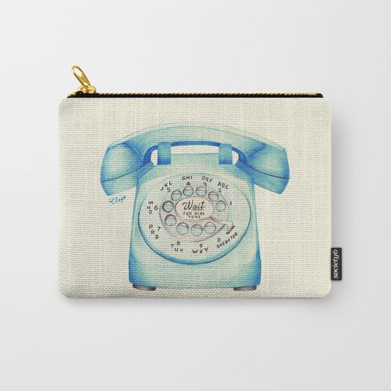 Rotary Telephone - Ballpoint Carry-All Pouch