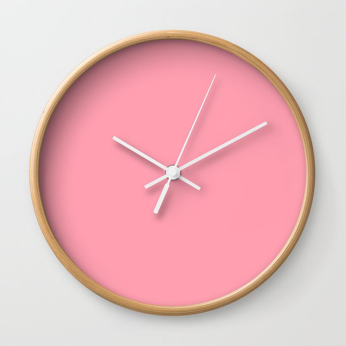 Pink Slippers Wall Clock