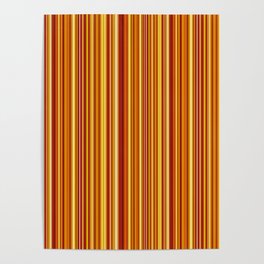 Warm stripes Poster