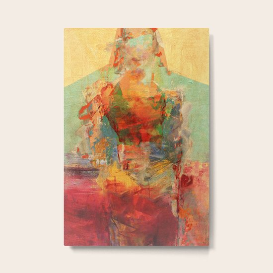 La Mujer y los Elementos Metal Print