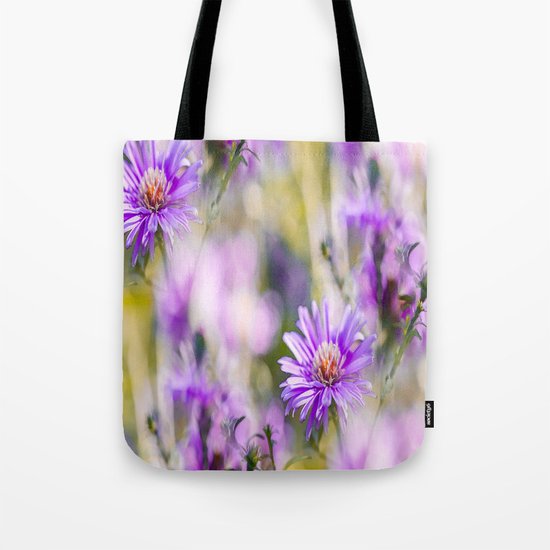 Summer dream - purple flowers - happy and colorful mood Tote Bag