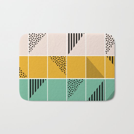 Blossom mosaic Bath Mat