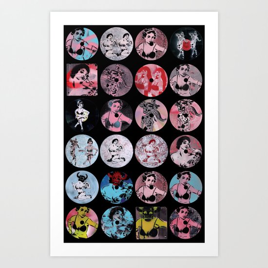 Pinup Girls Art Print