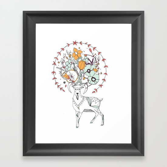 like a halo around your head Framed Art Print