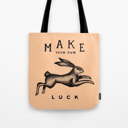 MAKE YOUR OWN LUCK (Coral) Tote Bag