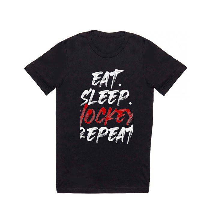 Eat Sleep Hockey Repeat Sport T Shirt
