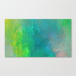 Turquoise blue and green Canvas Print