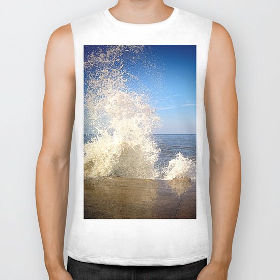 Crashing Wave Biker Tank