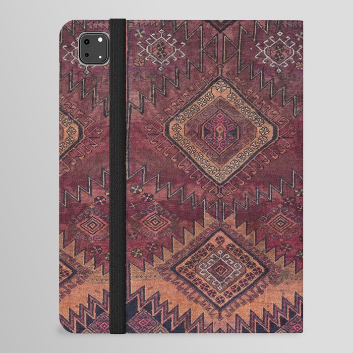 Traditional Vintage Moroccan Carpet Design iPad Folio Case
